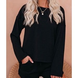 Vici Ribbed Knit Top